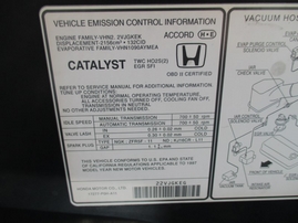 1997 HONDA ACCORD EX GREEN 4DR 2.2L VTEC AT A16371